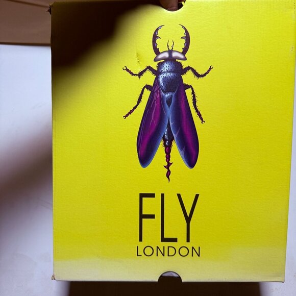 Fly London BAGU233FLY Suede Leather Women's Slip On Black Boots Size 8-8.5 - Picture 13 of 14